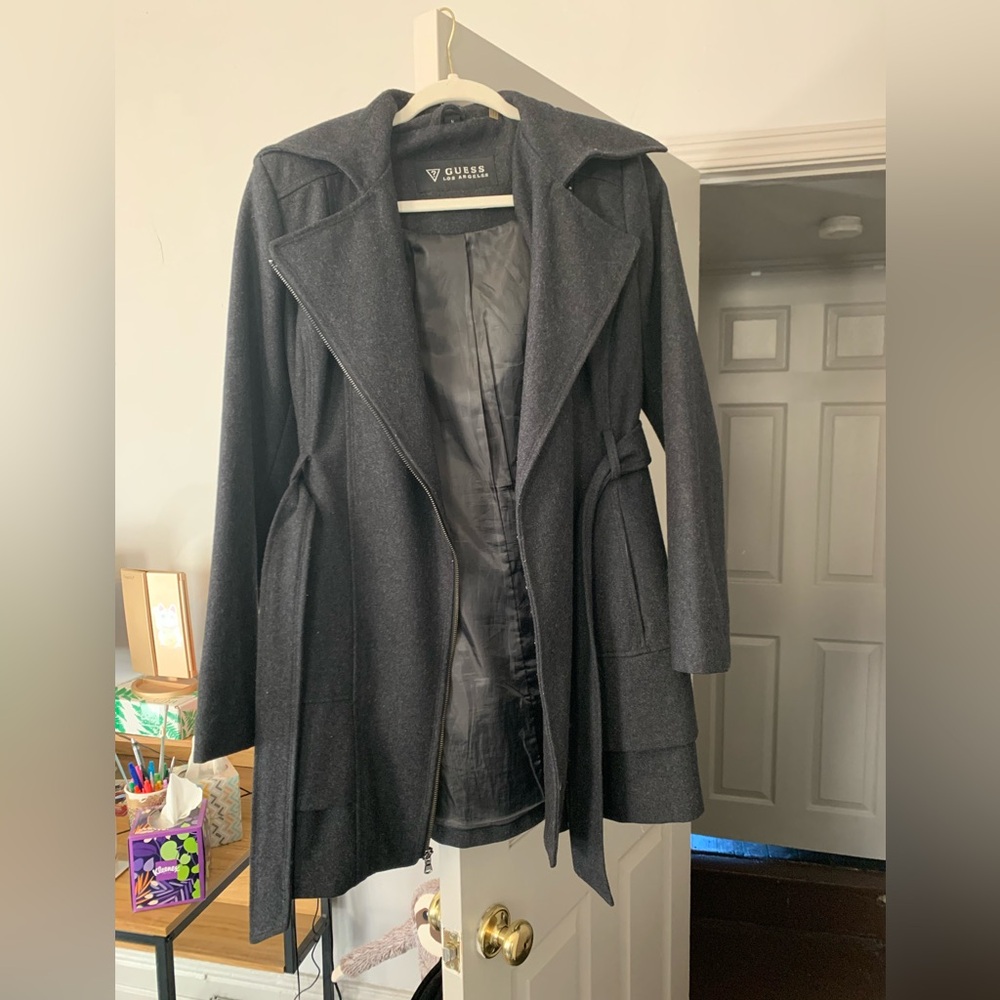 Wool Blend Pea Coat